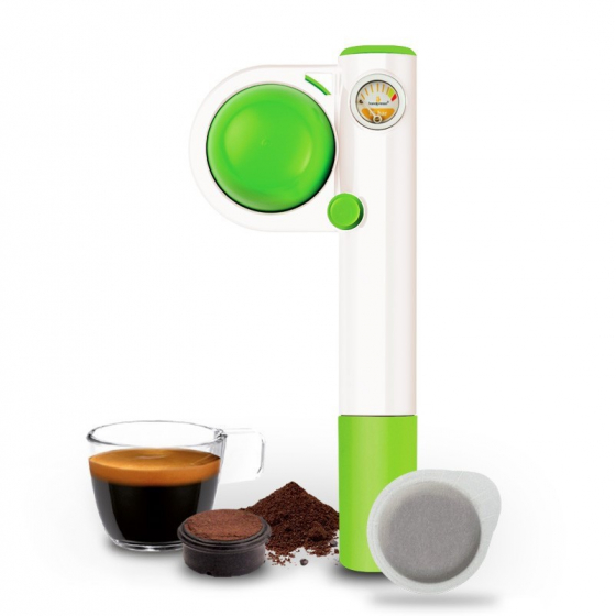Macchina da caffè portatile Handpresso Pump Pop verde - Handpresso