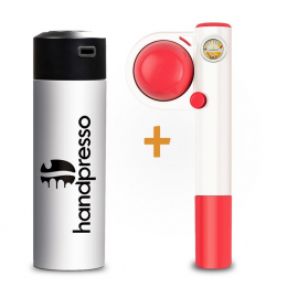 Pack Handpresso Pump Pop pink and white Thermo-flask