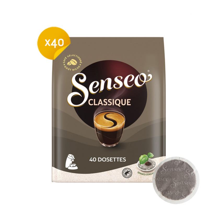 Pack 160 dosettes souples Senseo 4 cafés différents - JPG