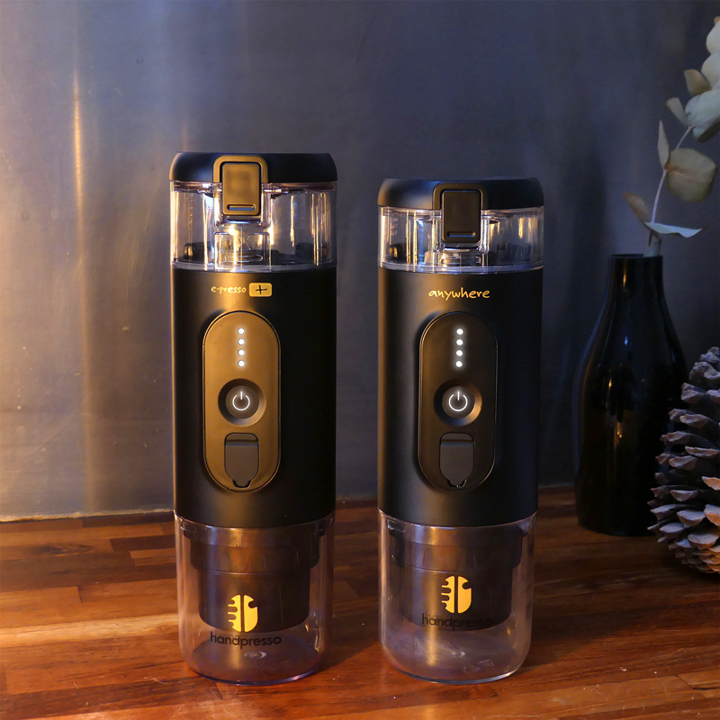 Handpresso e-presso Plus portable coffee maker with battery for