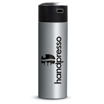 Silver thermo-flask with built-in thermometer - Handpresso