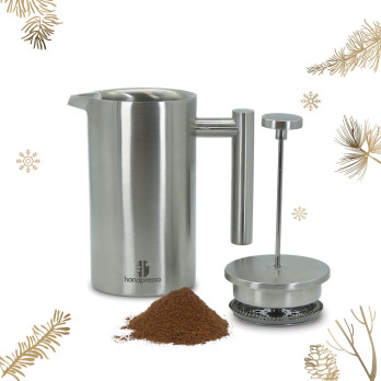 Handpresso French Press cafetière à piston inox portable et isotherme
